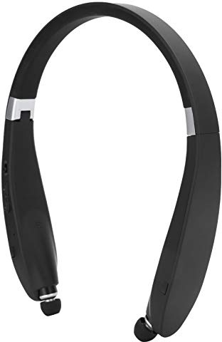 Dilwe SX?991 Stereo Bluetooth5.0 Headphones Neckbands with Retractable Earbuds,Foldable Bluetooth5.0 Headphones Speaker 2 in 1,Universal Sports Earphone,for Home Office,Video