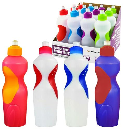 4 x 550ML PRIMA SPORTS WATER BOTTLE GYM DRINKS SCHOOL HOME OFFICE HYDRATION CYCLING HIKING RUNNING Drinking JOGGING Adults Children Kids Daily Use Fitness Outdoor BPA FREE PLASTIC Non-Toxic UK