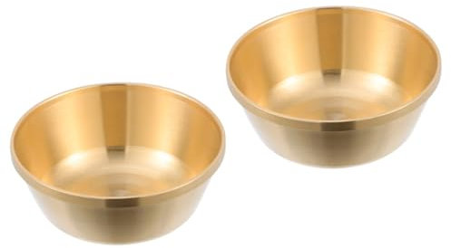 Cabilock 2 Pièces Décorations De Fête Support À Cupcake Bol D'Offrande De Nourriture Bols D'Offrande D'Eau Bol De Rituels Bol De Calice Bol D'Eau De Bouddha Bols D'Offrande Bol
