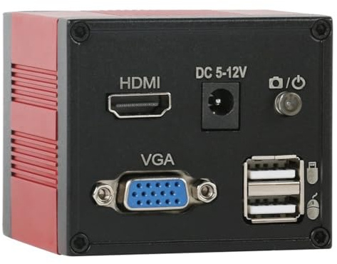 Accesorios para Microscopios 1080P HDMI VGA con cámara de microscopio Industrial de medición Durabilidad Y Rendimiento Confiable