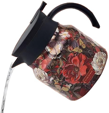 Brocca isolata - Teiere isolate vintage da 800 ml | Calda distributore di bevande con brocca di acqua calda di grande capacità per bevande calde