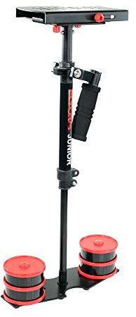 FLYCAM Junior 22/55cm Aluminio Construido DSLR cámara de Mano Estabilizador Steadycam con liberación rápida para Las videocámaras de hasta 1.5kg + Bolsa (FLCM-JR)