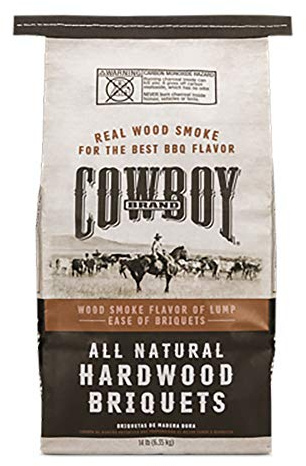 DURAFLAME COWBOY 26014 Cowboy Brand Natural Hardwood Briquettes, 14lb