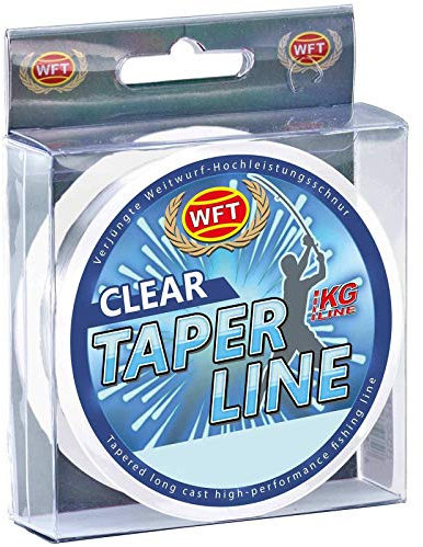 WFT Schlagschnur Brandungsangeln Taper Line 240m Clear 0,28-0,57mm