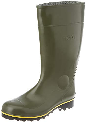 Nora Jan, Bottes de travail en Caoutchouc Mixte Adulte, Vert, 49/50 EU