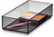 iDesign Schubladen Ordnungssystem, Schminktisch Organizer für Schublade aus der Signature Series by Sarah Tanno, kombinierbares Make-up Organizer Element aus Kunststoff, grau