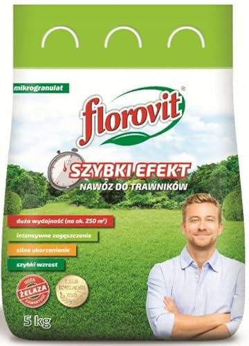 Rasendünger Schnelle Wirkung Viel Stickstoff Dünger für Rasen Eisen 5kg