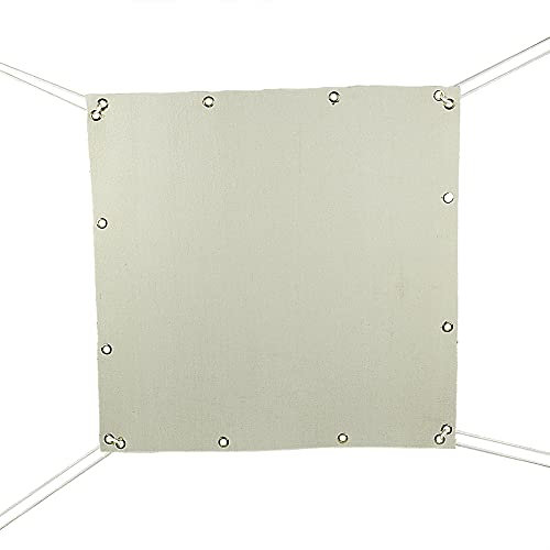 wolfman Pfeilfangmatte Kevlar Material Haltbar Hinterhof Pfeilfangmatte Pfeilfangnetz 0,8/1,2/1,5/2/3/4 MM Dicke (0.8 MM, 1.5M * 0.67M)