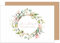 Edition Seidel Premium Glückwunschkarte zur Hochzeit mit Umschlag aus Kraftpapier. Hochzeitskarte Grußkarte Vermählung Just Married Wedding Eukalyptus Blumen Blumenkranz (H486 SW024)