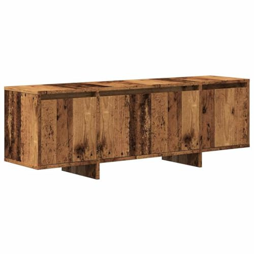 vidaXL Mobile Porta TV Legno Antico 120x30x40,5 cm Legno Multistrato, Mobile Basso