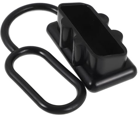 Zerodeko 175a Cubierta a Prueba de Polvo Cubrir Fuerza Masculino Tapa para Conectores de alimentación Cubiertas Protectoras del Conector Cubierta para Conector de alimentación Caucho Negro