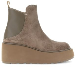 CAFèNOIR - Tronchetti In Pelle Scamosciata E Pelle, Da Donna, Colore Taupe, Taglia 39