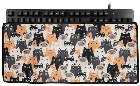kwmobile Fodral med tangentbord – Tangentbordsskydd för Logitech G512/G513 Carbon Tactile/Linear/GX Blue – skydd 48,4 x 15,4 cm – dammskydd – tangentbordsskydd – tangentbordsskydd