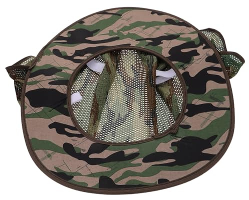 PRETYZOOM Parasol de Seguridad para Casco Visera Protectora y Sombrero de ala Completa de Malla, Cobertura de Cuello para Protección Solar en Decoración Veraniega en Sitios y Exteriores