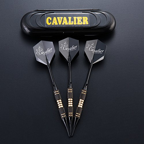 Dardi Dardi molli 3 pezzi 18g Dartset torneo freccette punta morbida Set, nero barili di metallo rivestiti freccette (darts soft) con i voli