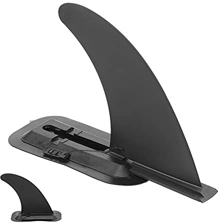 VGEBY Board Finne,Sup Finne PVC Surfboard Finnen Paddle Board Center fin Long Board Abnehmbare Finne