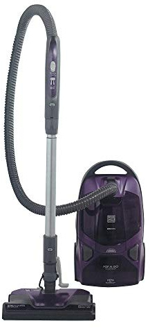 Kenmore 81614 600 Series Pet Friendly Lightweight Bagged Canister Vacuum with Pet PowerMate, Pop-N-Go Brush, 2 Motors, HEPA, Aluminum Telescoping Wand, Retractable Cord, and 3 Cleaning Tools-Purple