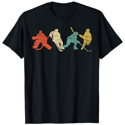 Classic Vintage Style Ice Hockey T-Shirt T-Shirt