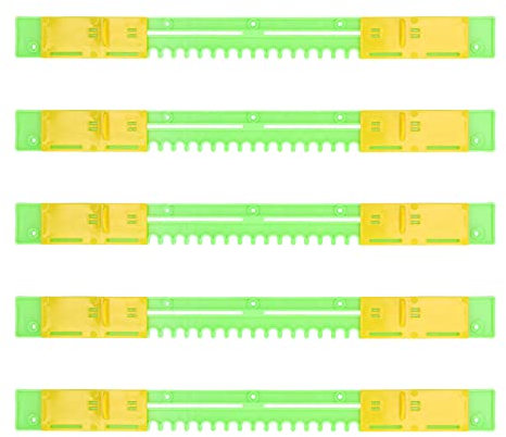 5Pcs Kunststoff Bienenstock Nest Tür Bienenkasten Tor Anti-Flucht Imkerei Zubehör Leichter Kunststoff Bienenstock Eingangstor für Den Außenbereich