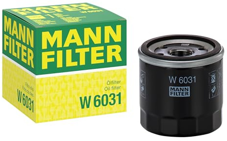 MANN-FILTER, W 6031 Oljefilter | För personbilar, maximal filtrering, motorskydd, högkvalitativ tätning, original OE-kvalitet