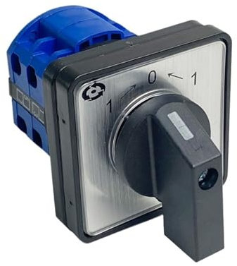 Commutateur de transfert universel LW26-20/2B, 3 vitesses, 2 sections, interrupteur à réinitialisation automatique, point argenté