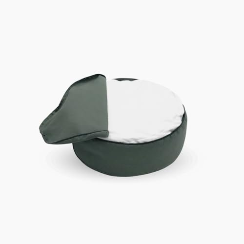 Suprfit Yogakit, meditationskudde, 16 cm hög Ø 48 cm, avtagbart tvättbart överdrag av duk, med bovetefyllning, sittdyna robust