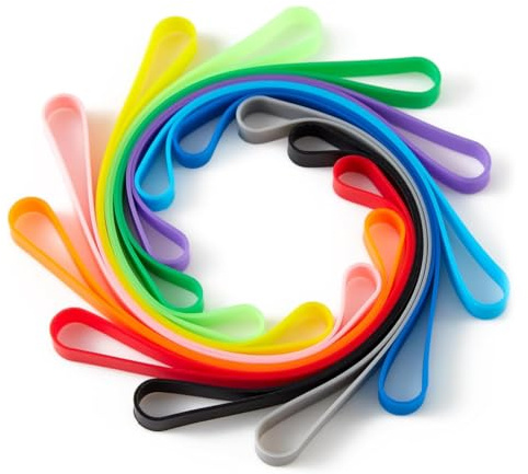 JUGUTA Gomas Elásticas Bandas Elásticas Gomas Elásticas Papelearía Elásticos Banda De Goma Gomillas Material Oficina (10 Unidades)