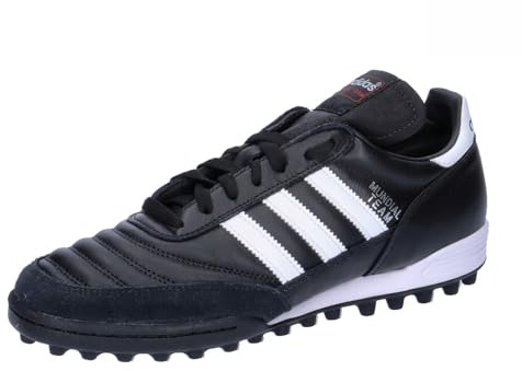 adidas Herren Mundial Team Fu ballschuhe, Black Runwht Red, 45 1/3 EU