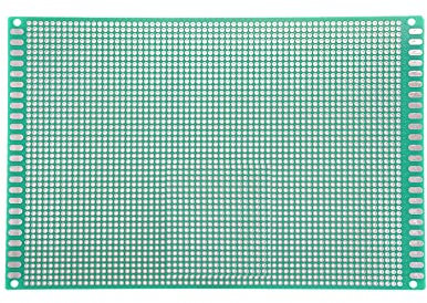 YOKIVE 2pz Singolo Lato Universale Stampato Circuito Schede, FR-4 PCB Stagno Scheda, Buono per Fai da te Saldatura Elettronica Progetti (Verde, 120x180mm)