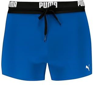 Puma Logo, Maillot de Bain pour des Hommes, Vivid Blue,