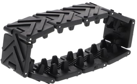 Kisangel 10 Pièces Lot de Chenilles Modulables pour Planches De Traction Tout-Terrain Et Modèles De Chars De Récupération pour Toys Militaires