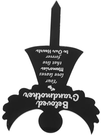 TOYANDONA Placa Conmemorativa De Ángel para Cementerio Estaca Conmemorativa De Acrílico para Tumbas Decoración De Lápidas para Jardín y Cementerio