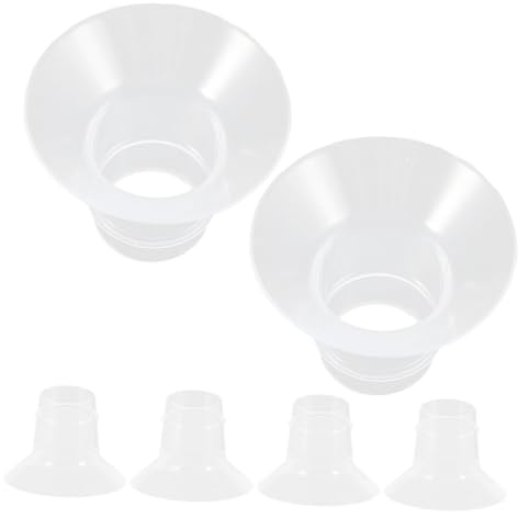 Beaupretty Inserti Flangia per Tiralatte, 6 Pezzi, in Silicone, per Riduzione del Diametro, Adatti a Mamme Areola Piccola