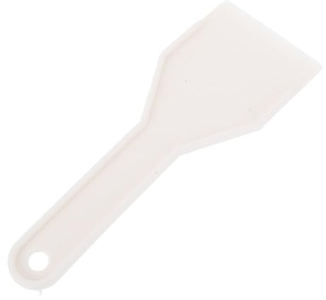 IWOWHERO Pala de Plástico para Descongelar Hielo Congeladores y Frigoríficos Pala Plana de Mano Portátil con Borde Redondeado para Eliminar Gruesas de Hielo Neveras Domésticas Herramienta