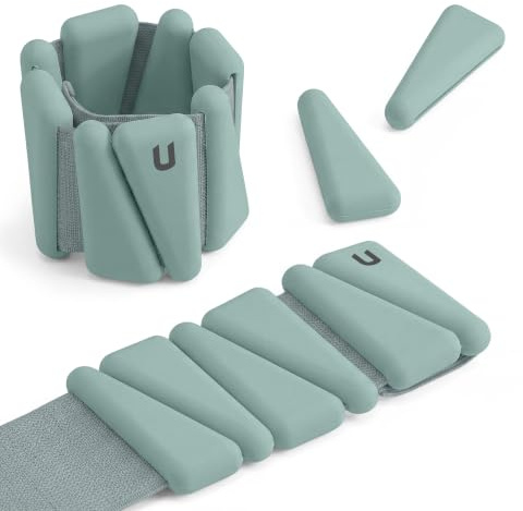 unycos - Pesas de Muñeca y Tobillo para Entrenamientos de Hombres y Mujeres | Silicona, Acero y Velcro de Alta Resistencia para Yoga, Fitness, Pilates y Ejercicios, Gimnasio en Casa