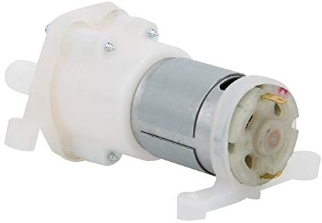 Bomba de Diafragma DC 6-12 V - Bomba de Agua/Aire Autocebante de Alta Presión para Aireación de Acuarios, Transferencia Pequeña, bajo Ruido y Vida útil, Compacta 380 para Uso Continuo