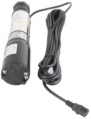 Haofy DC 12V Höglyftande Solvattenpump i Rostfritt Stål för Gårdsbevattningsbåtar Pooler, Koppartrådsmotor Dränkbar Brunnspump