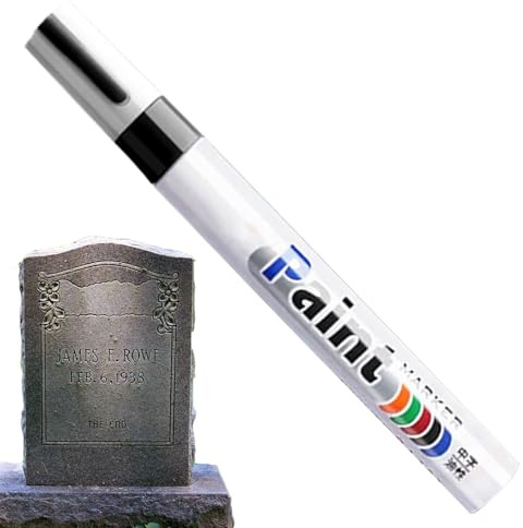 Générique Långvarig färgmarkör, kraftfull | Minnessten restaureringsmarkörer för inskriptioner och bokstäver att måla på gravsten, monument,