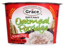 Grace Instant Oatmeal Porridge 2.82 Oz (Pack of 6)