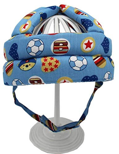 HAOXU Baby-Schutzhelm Verstellbare Baby-Schutzkappe Weicher Schutzhelm Kleinkind Anti-Fall Anti-Kollisions-Kopfschutzhut