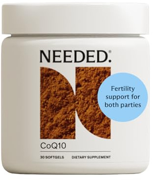 Needed. CoQ10 200mg Supplement - Ubiquinol 200mg for Women and Men – Coenzyme Q10 Preconception Health Supplement, Non-GMO, Softgels – 30 Count