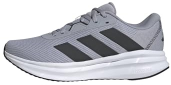 adidas Homme Galaxy 7 Running Shoes, Halo Silver/Carbon/Core Black, 49 1/3 EU