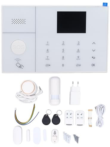 Smart Security WiFi Home Alarm System Dual Way Voice GSM Türklingelalarm Intelligente Sprachsteuerung (EU-Stecker)