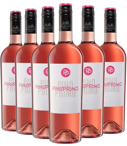 Oberkircher Winzer PinoPrimo Rosé Cuvée - Roséwein halb-trocken, frisch fruchtig und elegante Cuvée, mild im Geschmack, deutscher Wein aus Baden (6 x 0,75l)