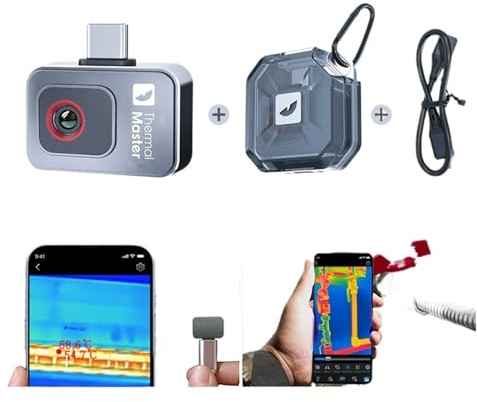YVAAASIYC 15× Zoom Thermal Imaging Camera Industrial 600℃ Heat Detect Handheld Thermal Imager 256 ×192
