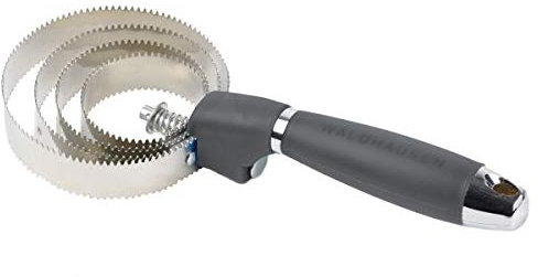 WALDHAUSEN Federstriegel mit Gelgriff, schwarz