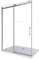 PORTA DOCCIA SCORREVOLE IN CRISTALLO DA 8 MM ANTICALCARE H. 190 MISURA 100 120 140 160 170 PORTA PER NICCHIA APERTURA REVERSIBILE MANIGLIA INOX SCORRIMENTO SU ROTAIA (168-170,5 CM X H.190)