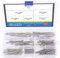 Glarks 90Pcs 304 Stainless Steel Cotter Pin Clip Key Fastner Fitting Assortment Kit