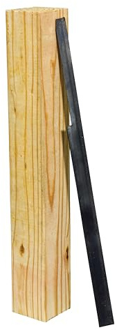 Architectural Mailboxes 23 Height, No Dig, 4x4 Wooden Pine Post Insert with Anchor Kit for Slip Over Posts