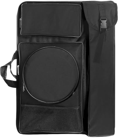 Whnbuij Borsa per oggetti da disegno, custodia per opere d'arte, custodia impermeabile per esterni – Borsa da tavolo portatile da disegno, zaino per pittura, viaggio, Nero , vedi descrizione, Vedi